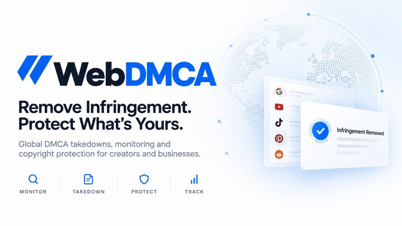 WebDMCA: DMCA takedown and copyright protection services